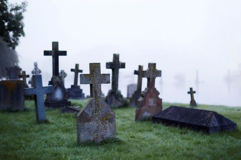 Woman shocked to find couple having sex in an Irish graveyard