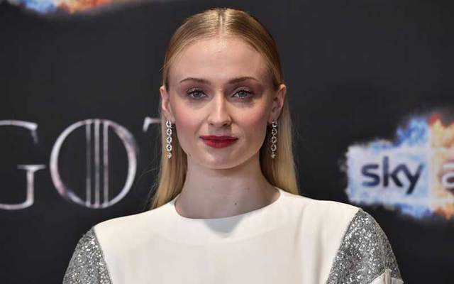 Sophie Turner at the \"Game of Thrones\" Season 8 premier in Belfast in April 2019.