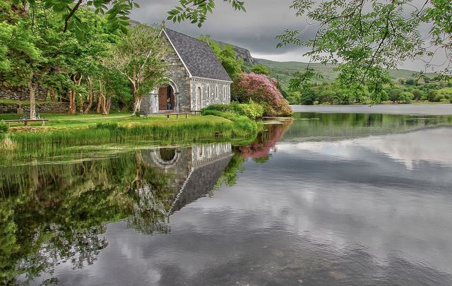 St. Finbarr\'s Church, at Gougane Barra, Macroom, County Cork.