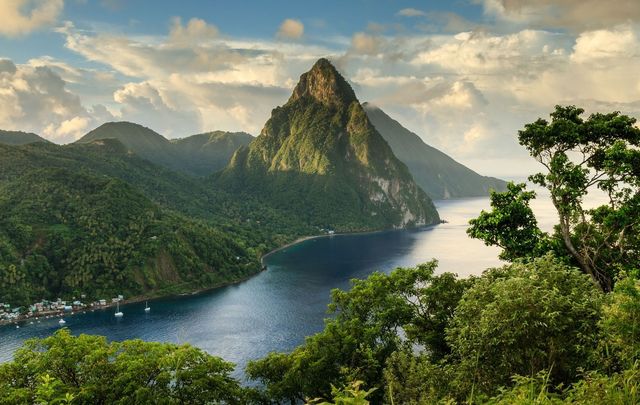 The wonderful St Lucia is among the countries you can visit on an Irish passport. 