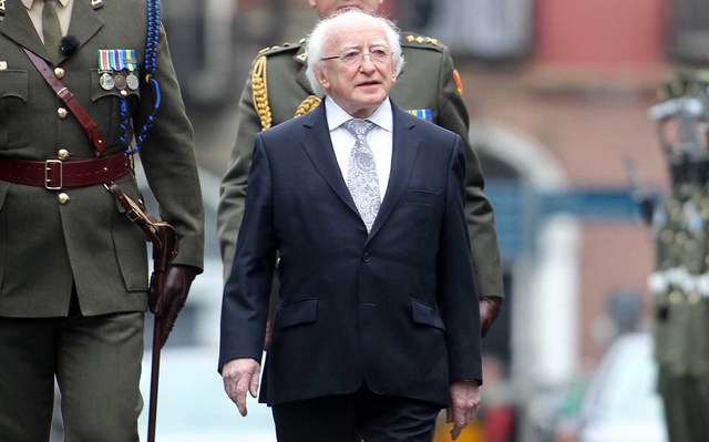Ireland\'s current President, Michael D Higgins.