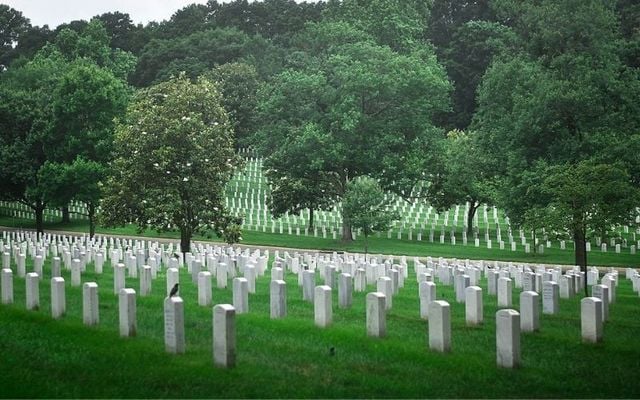 Thousands of soldiers with Irish heritage are among the dead at Arlington National Cemetery, Virginia.