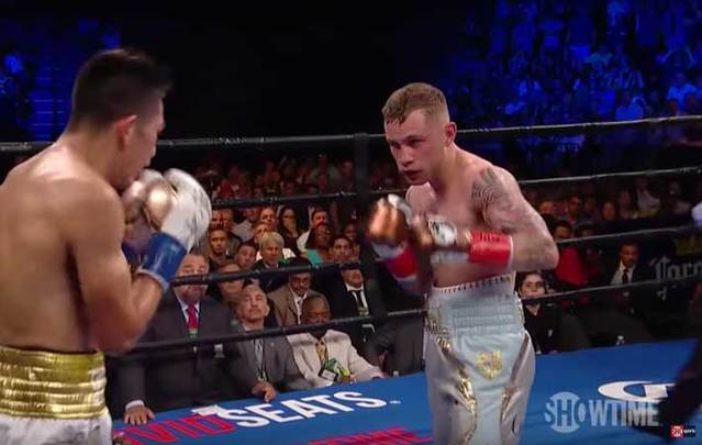 Carl Frampton defeated Leo Santa Cruz at Barclays Center in Brooklyn on Saturday night.