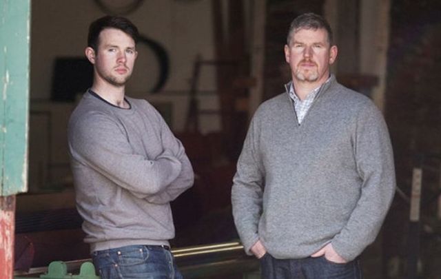 The recession and a job loss helped Kieran Molloy and father Shaun commit to a new joint tweed making venture in Donegal with Molloy & Sons tweed. 