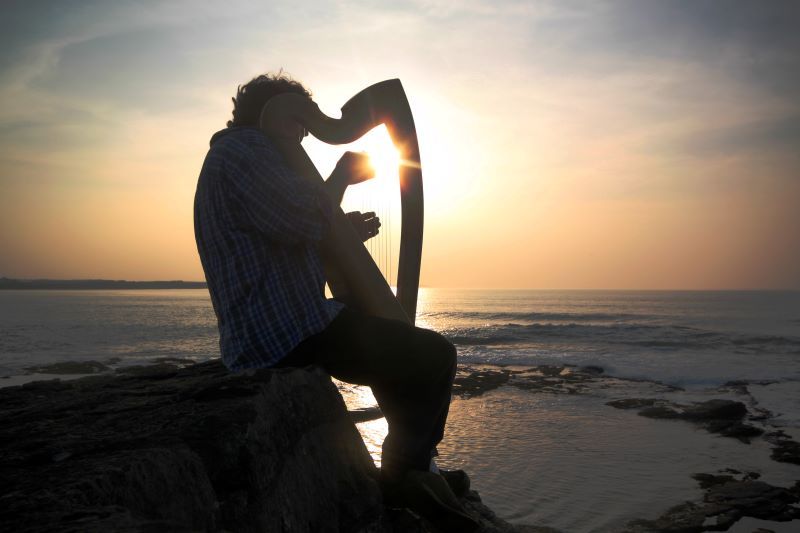 The ancient race who ruled Ireland and their magic harp