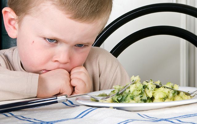 Never ever..."Leave any food behind on your plate or refuse to eat your vegetables."