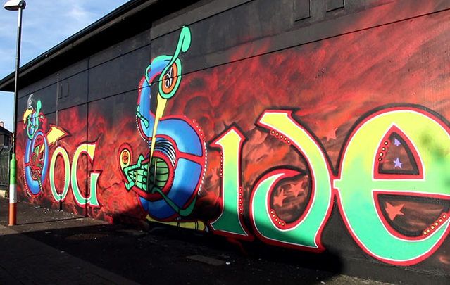 It’s a long way from the walls of Derry to the streets of Harlem. But art bridges the miles in an instant.