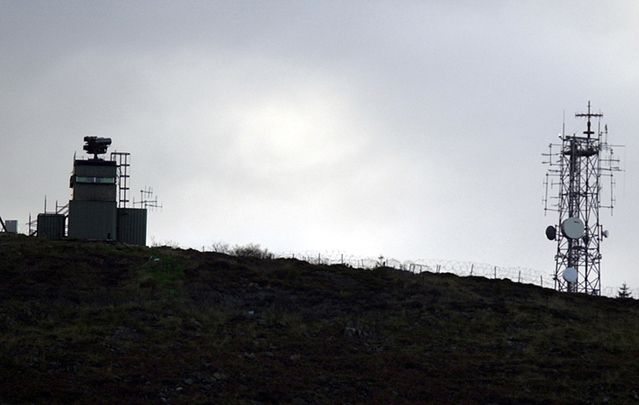 The British Army watchtower on Slieve Gullion Mountain in South Armagh, overlooking the village of Jonesborough, was for a number of years a conspicuous reminder of the fortified border.