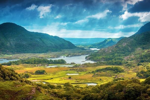 Ladies\' View in Killarney National Park -  part of the Ring of Kerry.