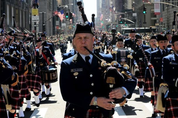 The New York City St. Patrick\'s Day Parade.