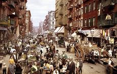 In 1897, NY Irish immigrants paid 10 cents to touch land from home