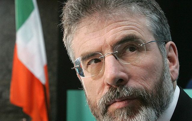 Sinn Féin President Gerry Adams speaks directly to dissidents about upped threat to community.
