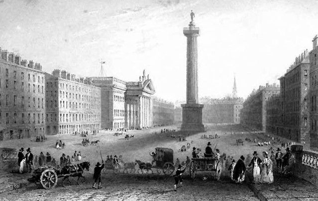 Nelson\'s Pillar, Dublin: The victor of the Battle of Trafalgar and the subject of Nelson’s Pillar which was blown up by the IRA.