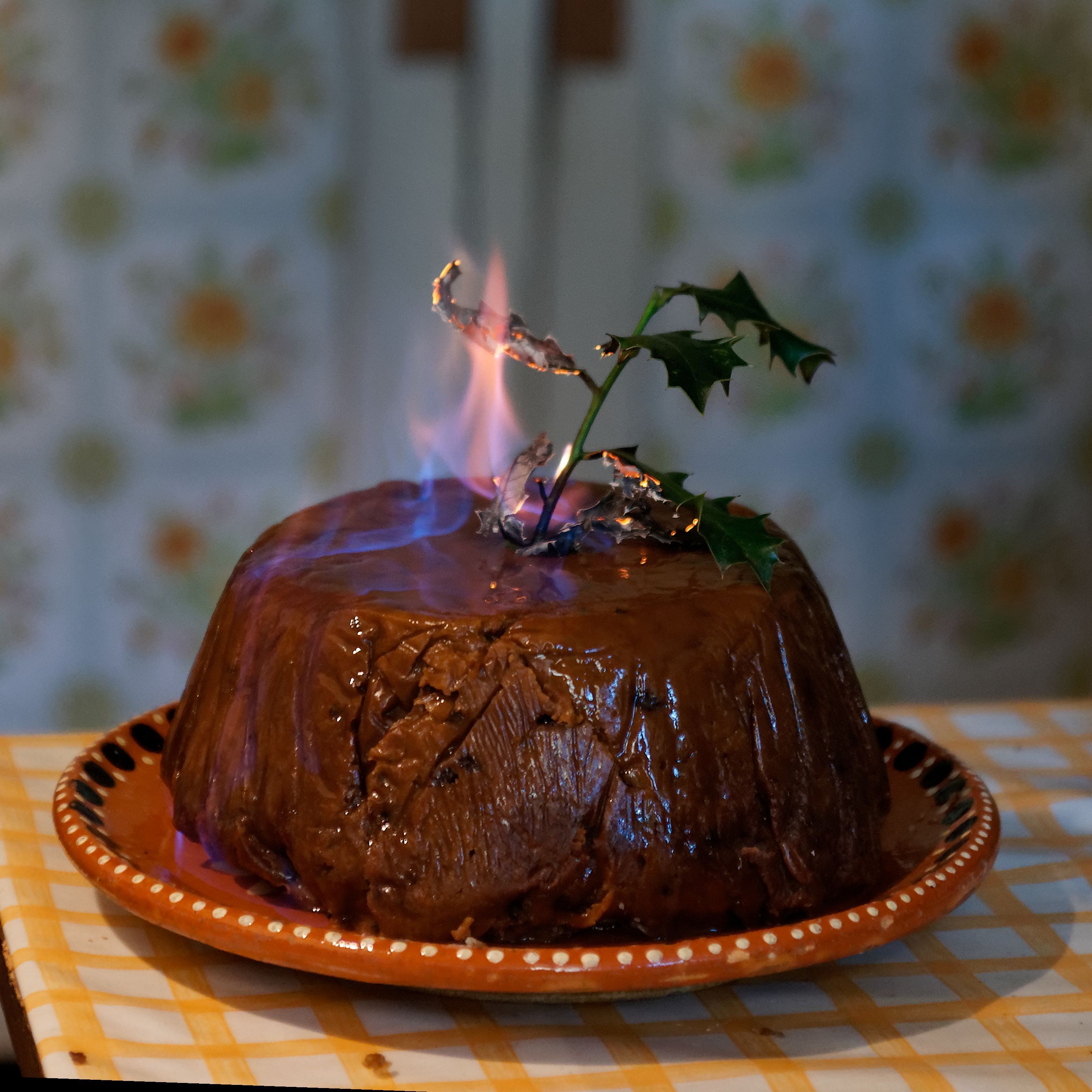 Christmas pudding and brandy custard recipe