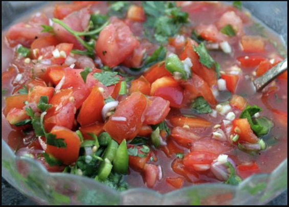 Zack Gallagher\'s Fresh Tomato Salsa.