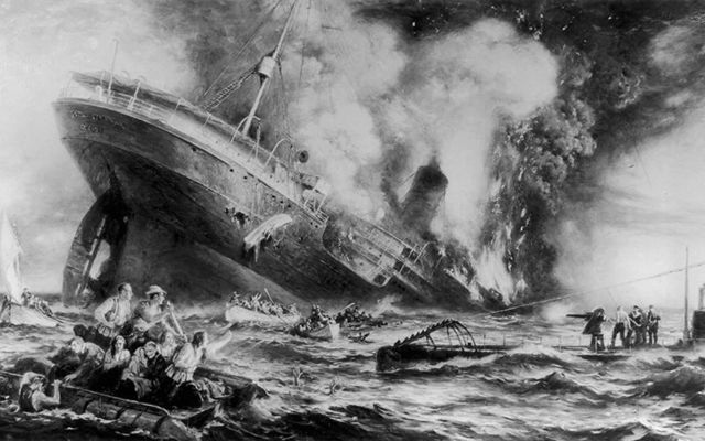 The sinking of the Lusitania: Plunging into the icy water and being taken for dead the incredible tale of May Barrett Keegan.