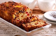 The Halloween loaf that starts with a mug of tea and a bowl of dried fruit