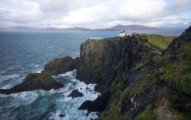 Clare Island Lighthouse in Clew Bay. 