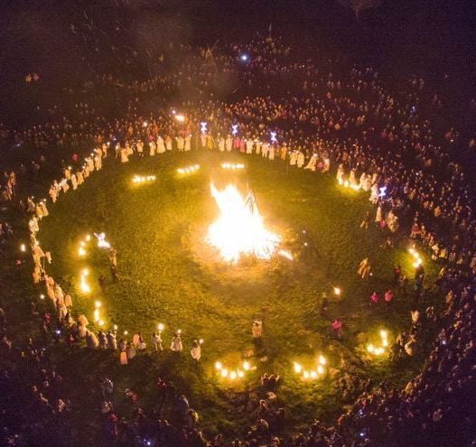 Ireland's ancient Celtic festival of Bealtaine, a celebration of summer's arrival