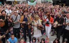 WATCH: When 15,000 people sang "Galway Girl" on an Irish street