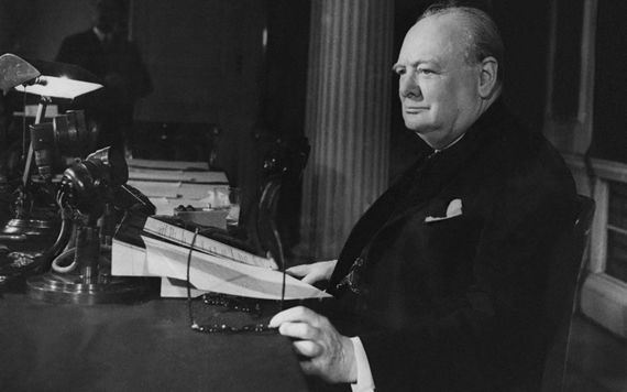 1945 - In a radio broadcast, Churchill accuses de Valera's government of frolicking with the Germans and Japanese