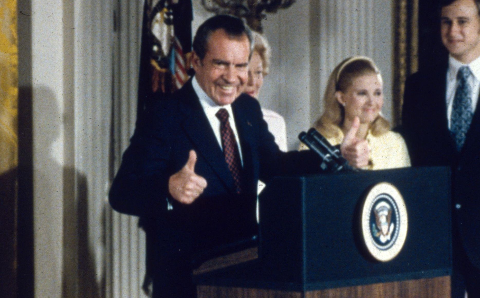 Richard Nixon's connection to a small town in County Kildare