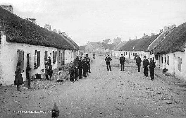 The Claddagh community, circa 1900.