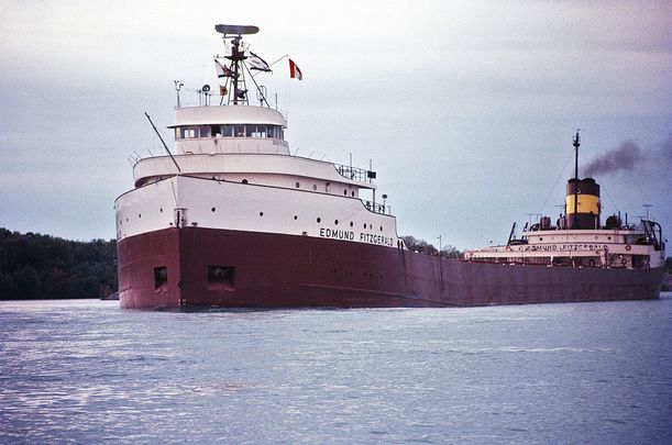 The SS Edmund Fitzgerald photographed in 1971.