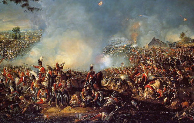 The Battle of Waterloo.