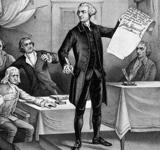 The Irish and Irish American signatories of the Declaration of Independence