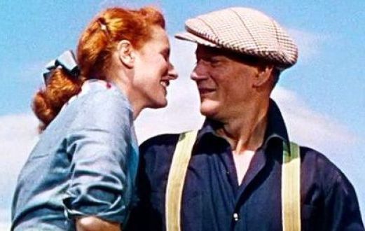 John Wayne and Maureen O\'Hara star in \"The Quiet Man\".