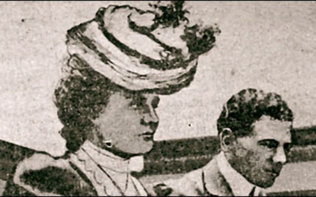 Court sketch of Chicago May, aka Mary Anne Duignan, on trial in 1907.