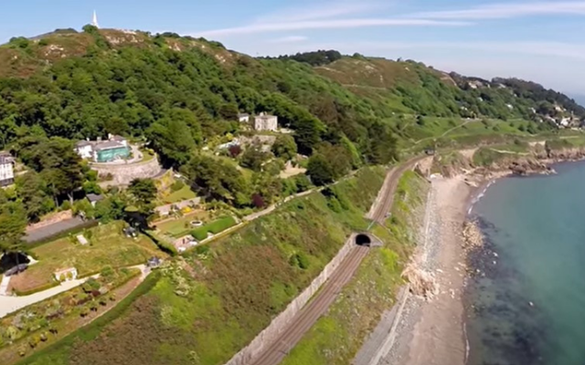 Breathtaking footage taken by Skycam over the Dublin coastline.