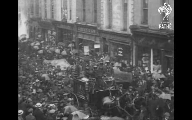 The funeral procession for Jeremiah O\'Donovan Rossa.