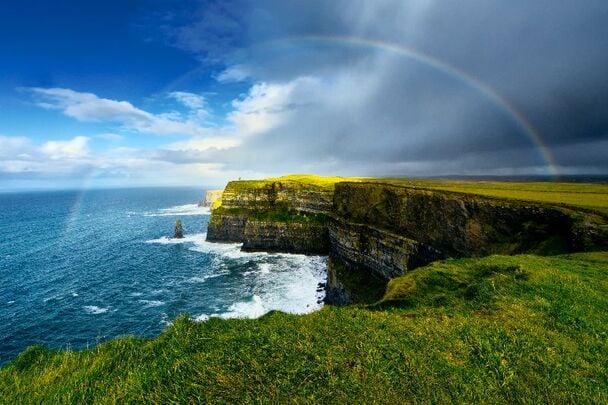 The Cliffs of Moher in County Clare.