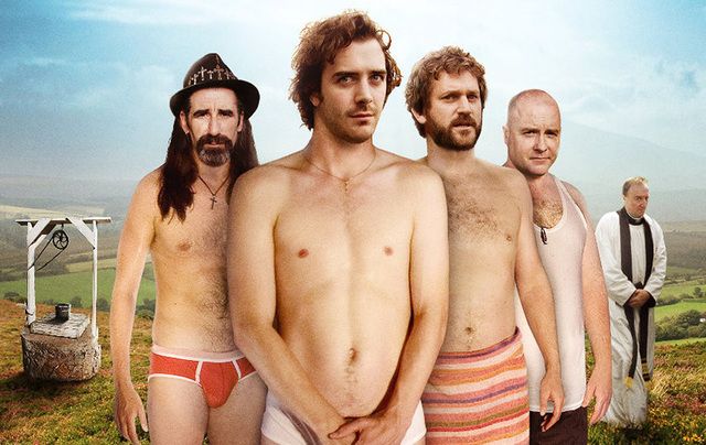 Promo shot for "Holy Water." You couldn't make this up but is it the worst Irish movie ever?