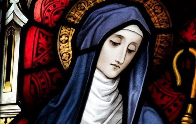 Saint Bridget of Kildare.