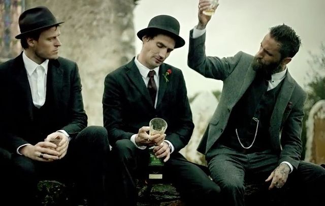 The short film follows a group of young suited friends walking through the Irish countryside in the rain to a graveyard...watch to the end for the twist.