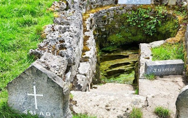The Well of Saint Patrick at Ballintubber Abbey in Ballintubber, County Mayo