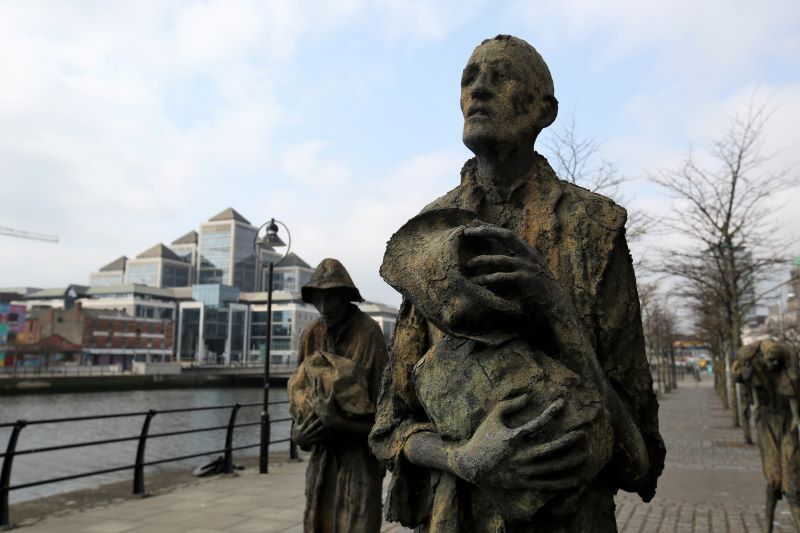 Facts about The Great Famine emigration out of Ireland