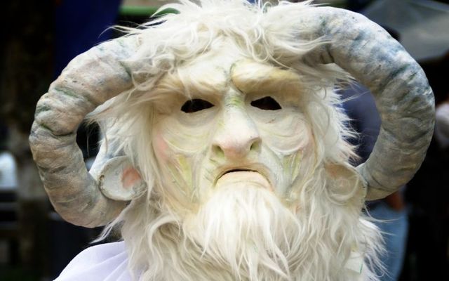 A modern-day depiction of the Celtic god Cernunnos.