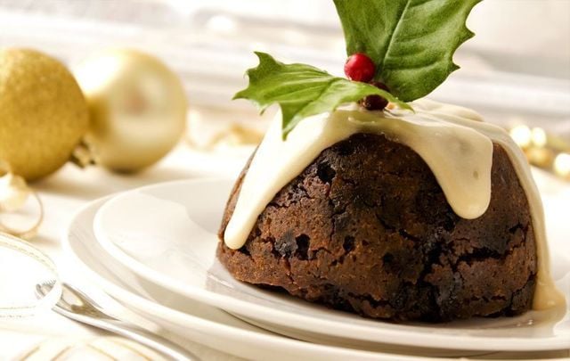 Traditional Irish Christmas pudding recipe with brandy butter. 