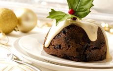 Traditional Irish Christmas pudding with brandy butter recipe