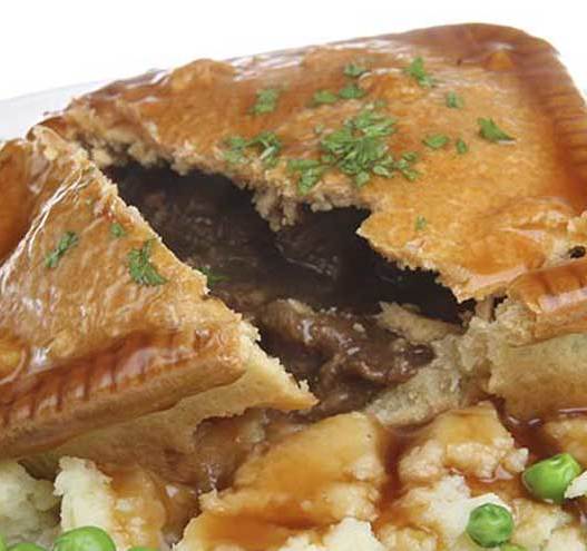 Jamie Oliver's hearty and warming Irish beef and onion pie recipe
