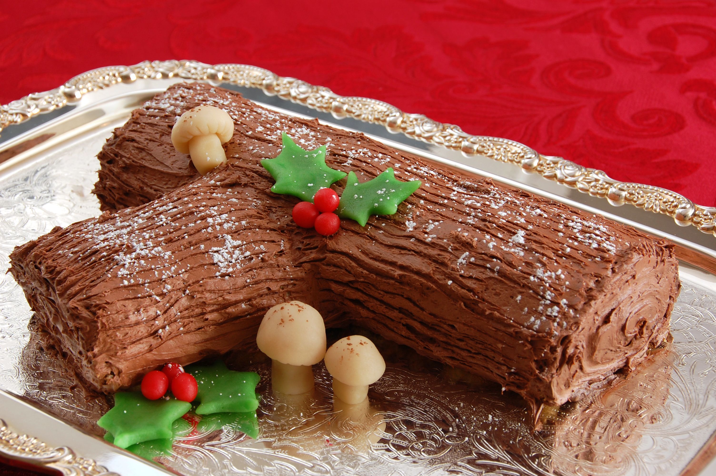 Delicious Irish Christmas Yule log dessert recipe