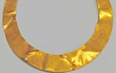 4,000-year-old gold necklace recovered from dumpster