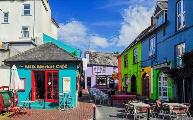 Colorful buildings in Kinsale, County Cork