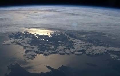Photo of Ireland taken from space by Canadian Chris Hadfield