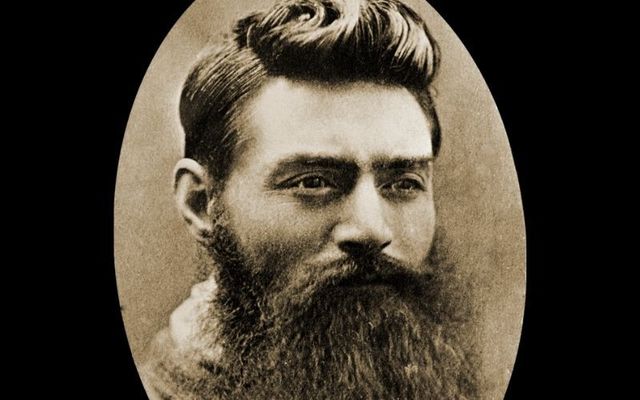 Ned Kelly on November 10, 1890, the day before his execution in Australia.