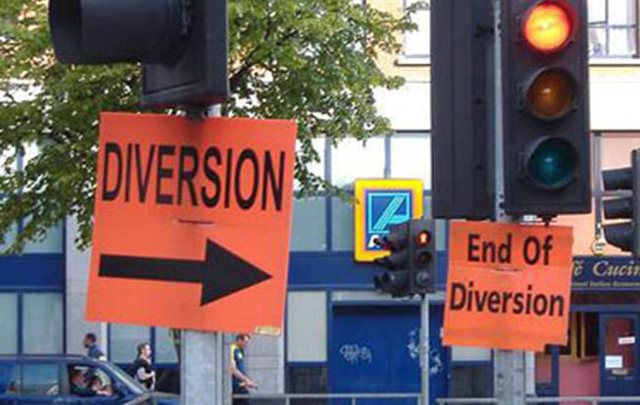 Because life can get confusing...Dublin City Council is there to help you through the smallest diversions.
